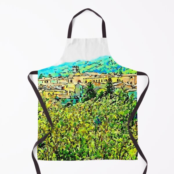 Aperçu de l'œuvre Fognano: bois et paysage urbain du village créée et vendue par Giuseppe Cocco.