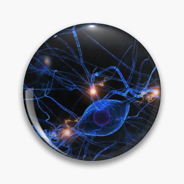 Item preview, ACTIVE NERVE CELL DIGITALLY GENERATED IMAGE MEDICAL LABORATORY SCIENCE designed and sold by Hippiesole.