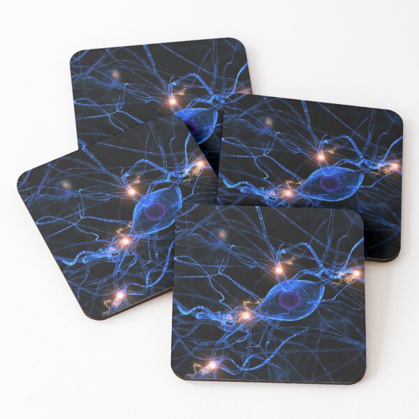 Item preview, ACTIVE NERVE CELL DIGITALLY GENERATED IMAGE MEDICAL LABORATORY SCIENCE designed and sold by Hippiesole.