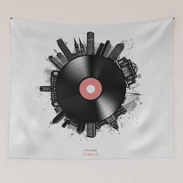 Item preview, denver skyline vinyl designed and sold by BekimART2.