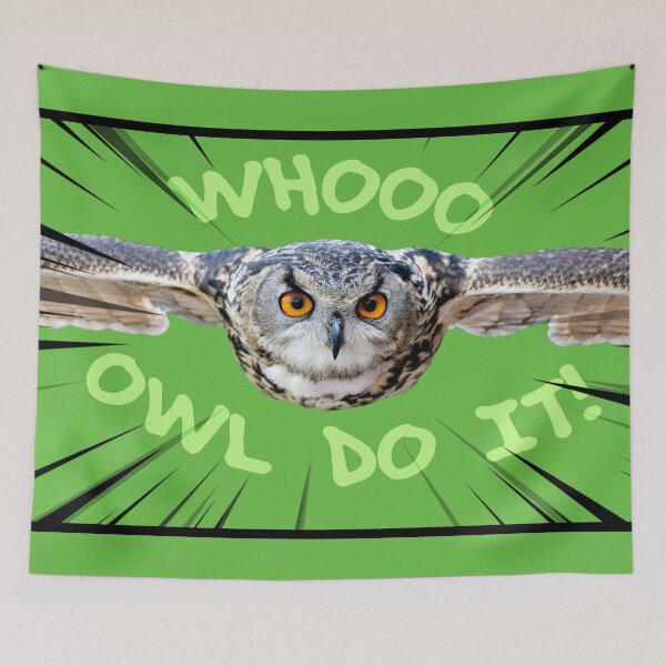 Item preview, Owl Do It! (Green) designed and sold by BunnyPrinceDegn.
