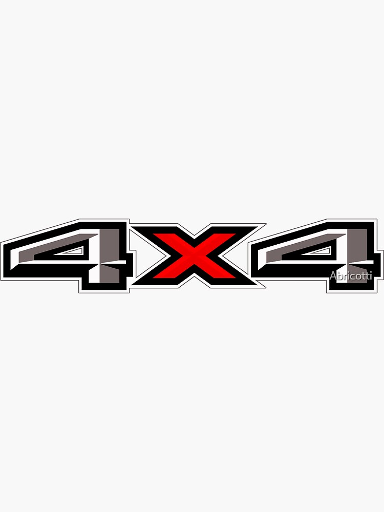 Auto 4x4 offroad original logo sticker by Abricotti