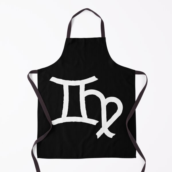Item preview, Gemini and Virgo Combined Zodiac Signs Double Horoscope Symbols in White designed and sold by Zodiafy-Designs.