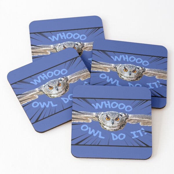 Item preview, Owl Do It! (Blue) designed and sold by BunnyPrinceDegn.