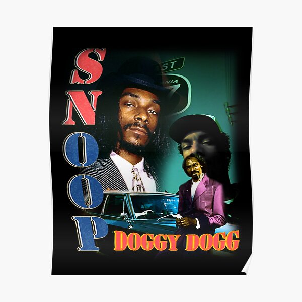 Snoop Dogg Vintage 90s bootleg Poster by LiorArts