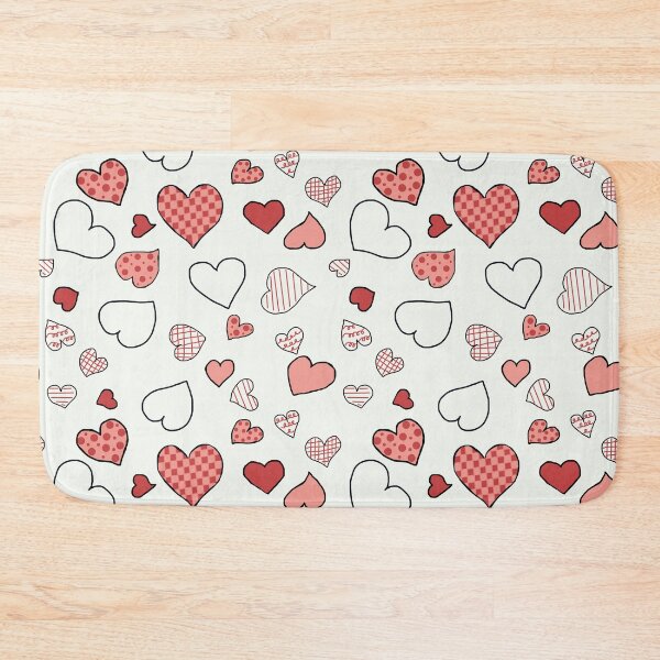 Item preview, Hearts Abound-White designed and sold by RepeatCandy.