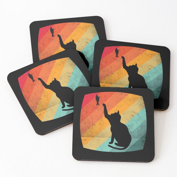 Item preview, Vintage Distressed Cat Playing with Fish Retro Graphic designed and sold by wdyoungblood.