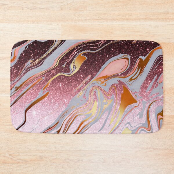 Item preview, Rose gold glitter marble designed and sold by ibelieveimages.