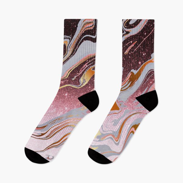 Item preview, Rose gold glitter marble designed and sold by ibelieveimages.