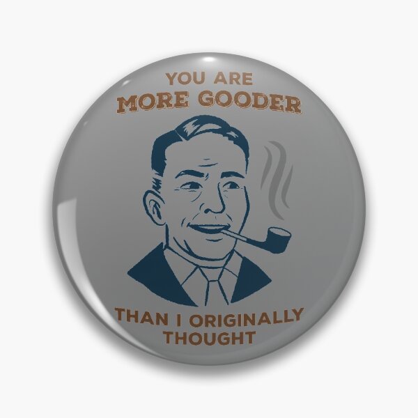 Item preview, You Are More Gooder Than I Thought – Valentines Day Vintage 50s Pipe Smoker designed and sold by The Green Corner.