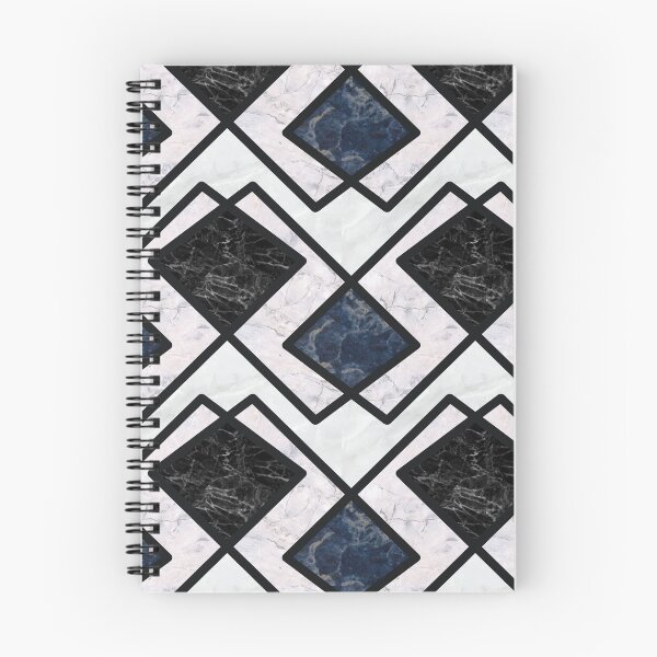 Item preview,  Marble,Blue,navy Geometric shapes,squares ,boho pattern  designed and sold by MariaMarinova.