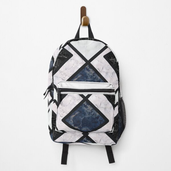 Item preview, Marble,Blue,navy Geometric shapes,squares ,boho pattern designed and sold by MariaMarinova.