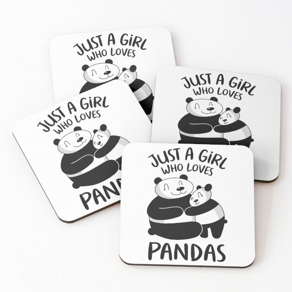 Item preview, Just A Girl Who Loves Pandas designed and sold by OnepixArt.