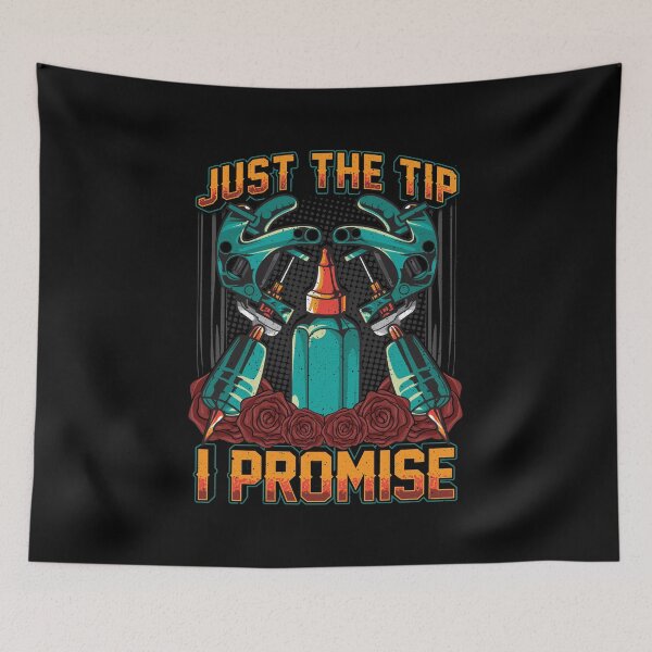 Item preview, Funny Just The Tip I Promise Tattoo Artist Ink Pun designed and sold by perfectpresents.