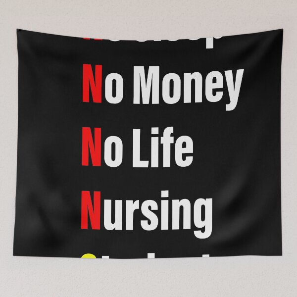 Item preview, no sleep no money no life nursing student gifts designed and sold by jatoso.