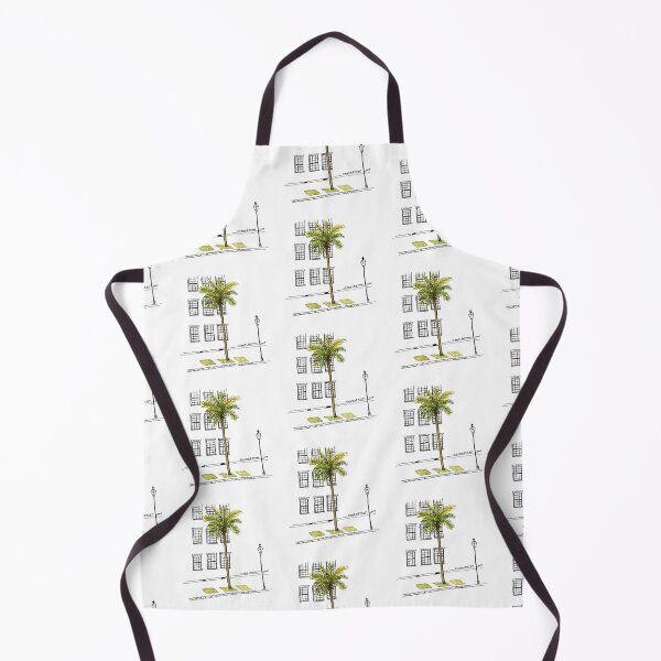 Item preview, Charleston South Carolina Urban Sketch Watercolor Palm Tree designed and sold by CNoelJ.