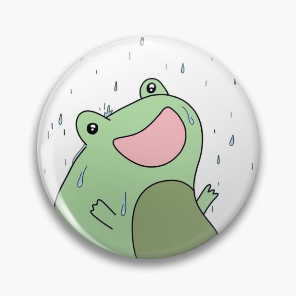 Item preview, frog happy in the rain  designed and sold by gayvannah.