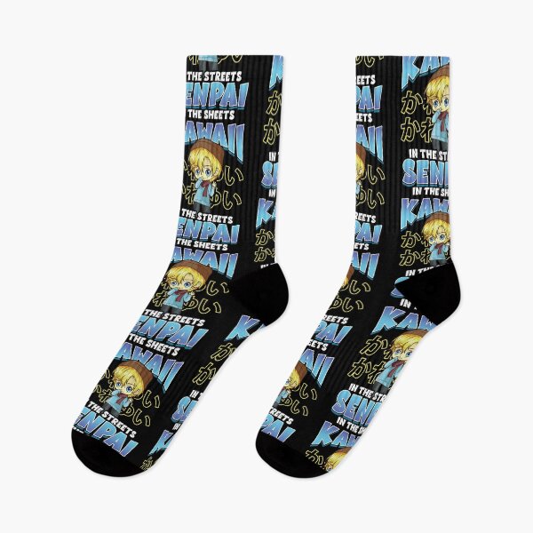 Item preview, Cute Kawaii In The Streets Senpai In The Sheets Pun designed and sold by perfectpresents.