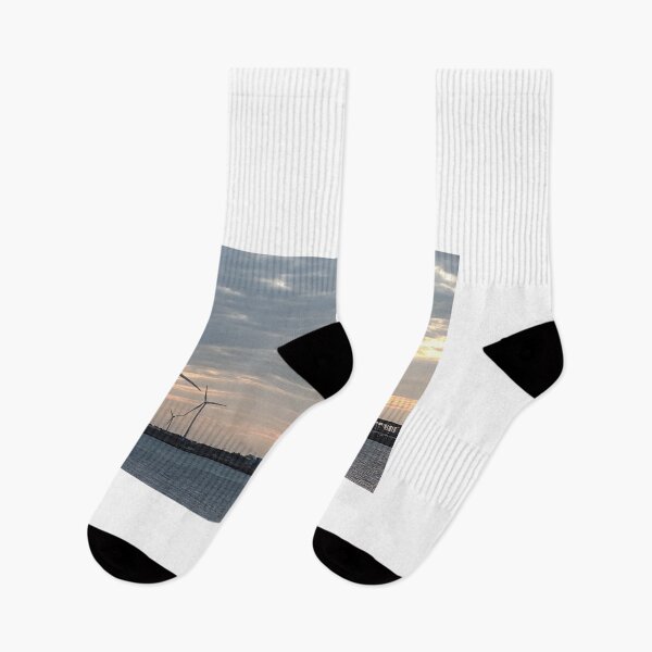 Item preview, Jeju sea sunrise and windmill, korea. designed and sold by human8891.