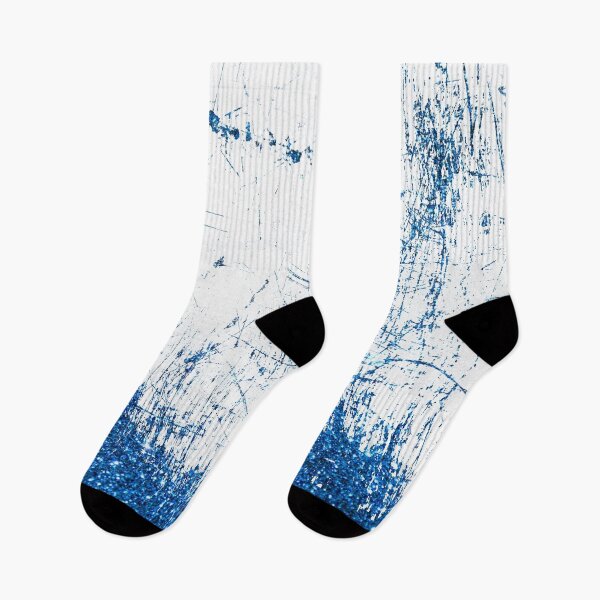 Item preview, White denim and blue glitter designed and sold by ibelieveimages.