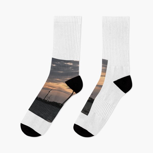 Item preview, Jeju sea sunrise and windmill, korea. designed and sold by human8891.