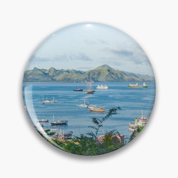 Item preview, A view over Labuan Bajo harbour and Palua Karawo in early morning, Indonesia designed and sold by SnapTPhotograph.