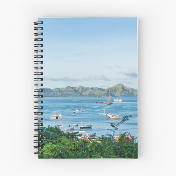 Item preview, A view over Labuan Bajo harbour and Palua Karawo in early morning, Indonesia designed and sold by SnapTPhotograph.