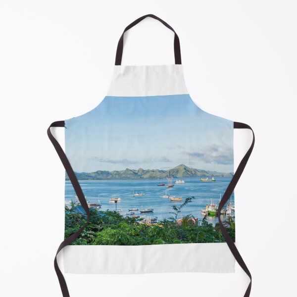 Item preview, A view over Labuan Bajo harbour and Palua Karawo in early morning, Indonesia designed and sold by SnapTPhotograph.