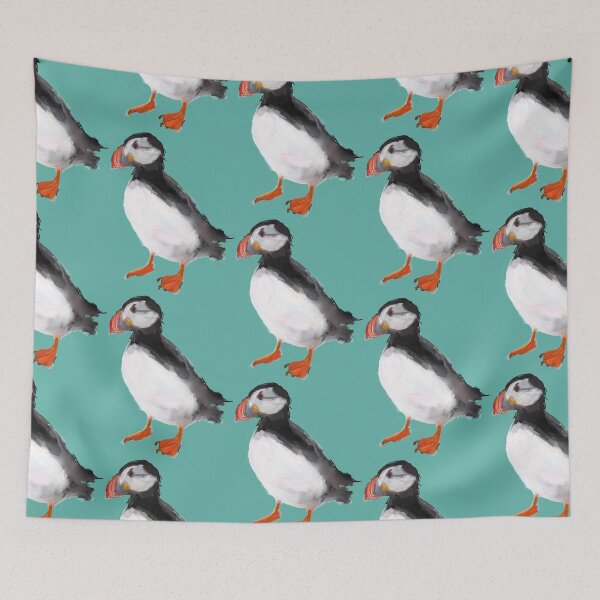 Item preview, Atlantic puffin sea bird designed and sold by Aratomara.
