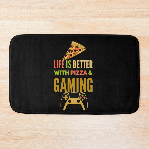 Item preview, Life is better with pizza & gaming designed and sold by mwebba2005.
