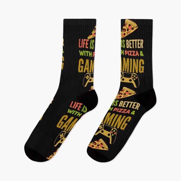 Item preview, Life is better with pizza & gaming designed and sold by mwebba2005.
