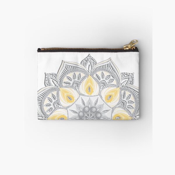 Item preview, Silver and Yellow Mandala designed and sold by squishyrainbow.