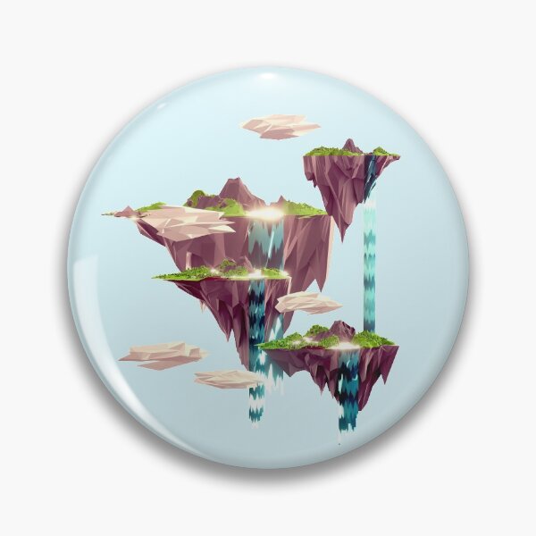 Item preview, Low Poly Floating Islands designed and sold by mtheuniverse.