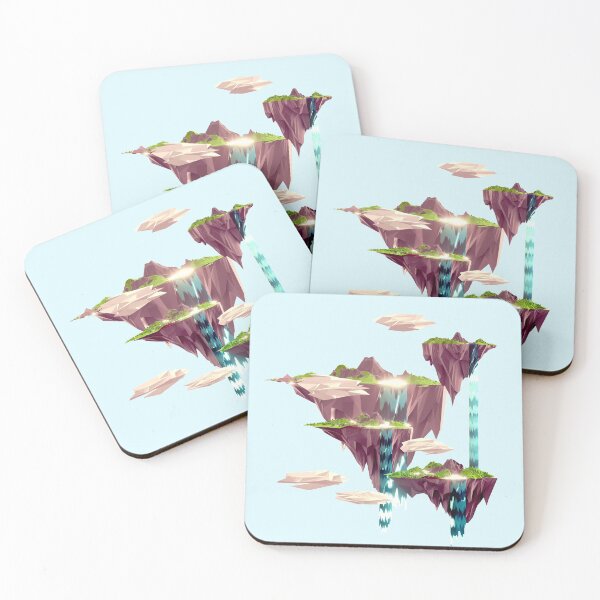 Item preview, Low Poly Floating Islands designed and sold by mtheuniverse.
