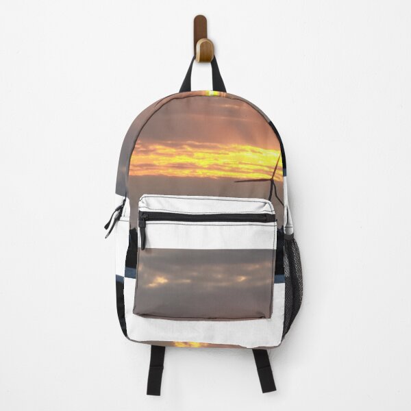 Item preview, Jeju sea sunrise and windmill, korea. designed and sold by human8891.