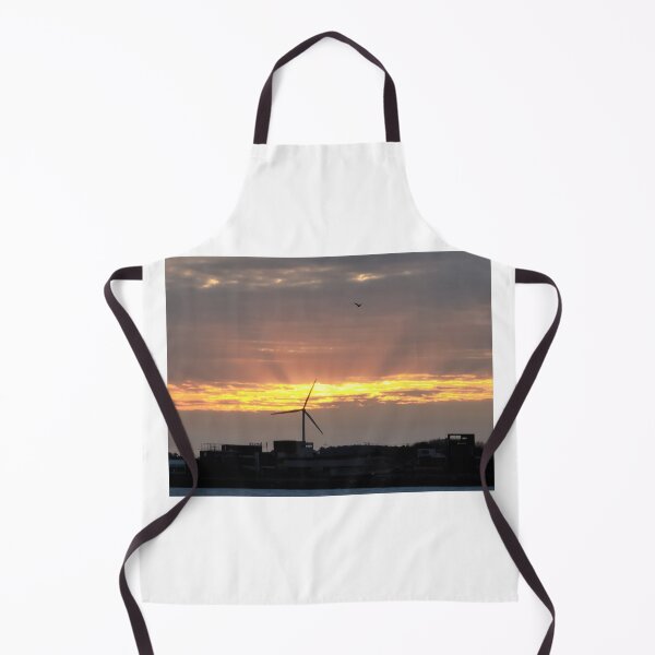 Item preview, Jeju sea sunrise and windmill, korea. designed and sold by human8891.