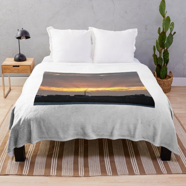 Item preview, Jeju sea sunrise and windmill, korea. designed and sold by human8891.