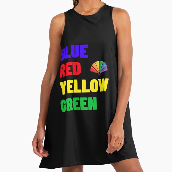 Red Yellow Blue Dresses for Sale | Redbubble