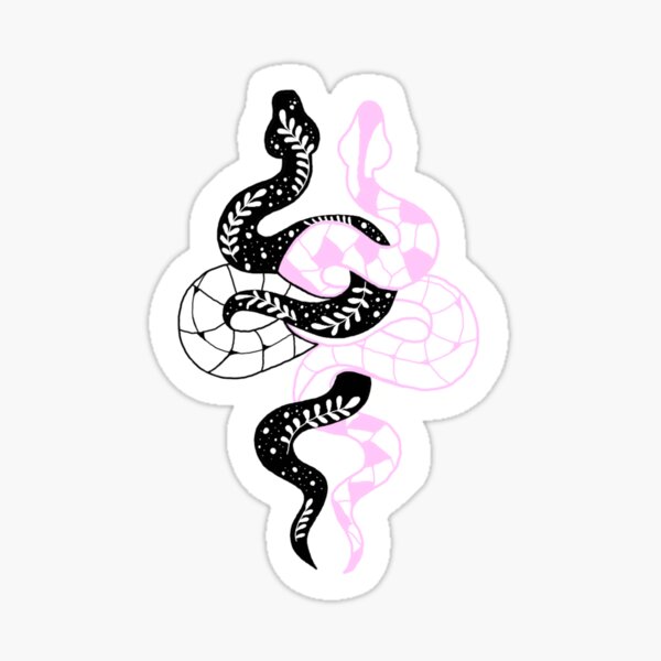 Twin Snakes Stickers for Sale | Redbubble