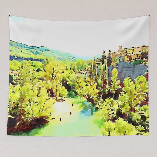 Item preview, Fognano: landscape with river designed and sold by Giuseppe Cocco.
