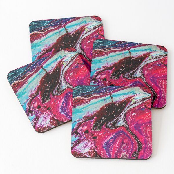Item preview, Hydro Dipped Hot Pink Maroon Swirl designed and sold by ArtRoomOregon.
