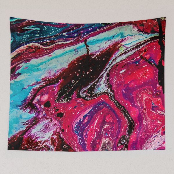 Item preview, Hydro Dipped Hot Pink Maroon Swirl designed and sold by ArtRoomOregon.