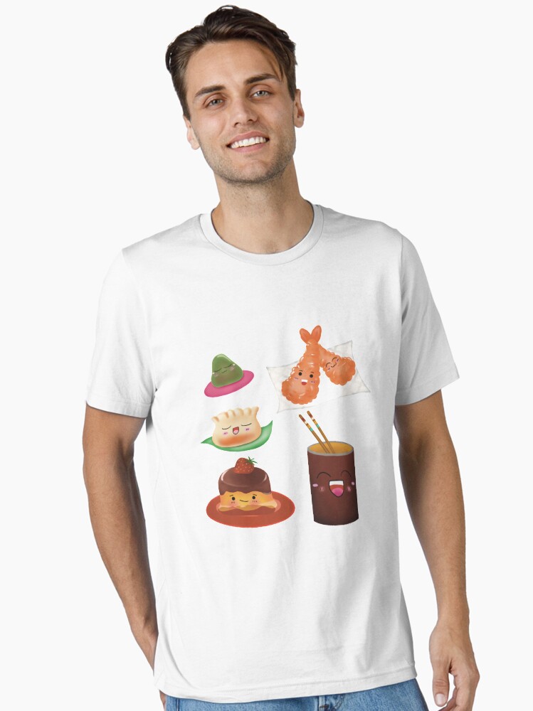 Sushi Go Card Game Characters - Sushi Essentials Essential T-Shirt