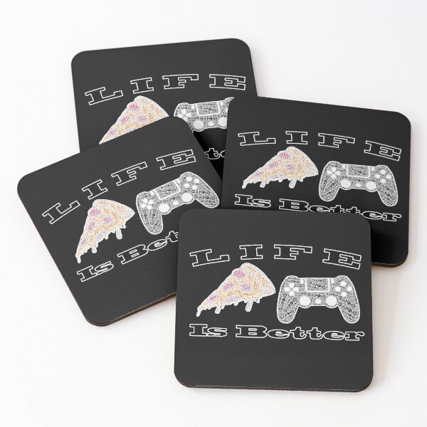 Item preview, Life Is Better With Pizza and Gaming designed and sold by JWIZZY.
