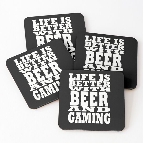Item preview, Life Is Better With Beer And Gaming designed and sold by ART-SOUF.