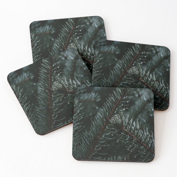 Item preview, Christmas Trees with Raindrops designed and sold by JLPhotographer.