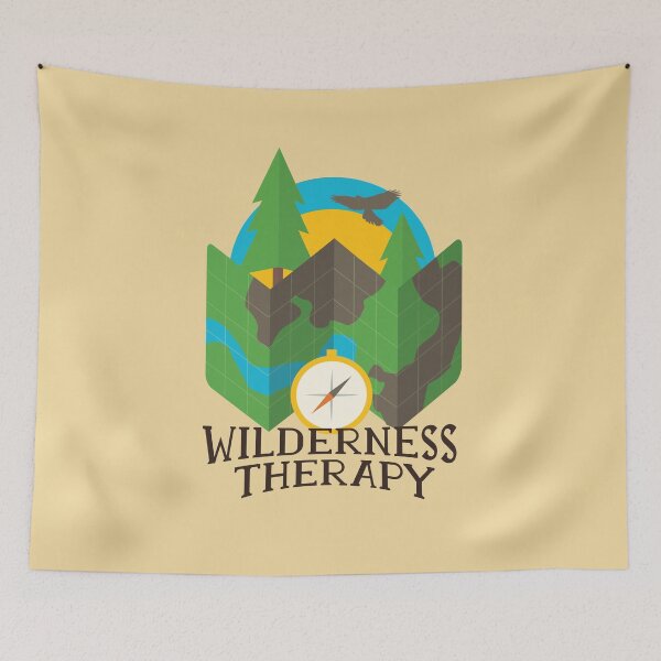 Item preview, Wilderness therapy map designed and sold by Piztees.