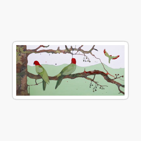 King Parrot Sticker