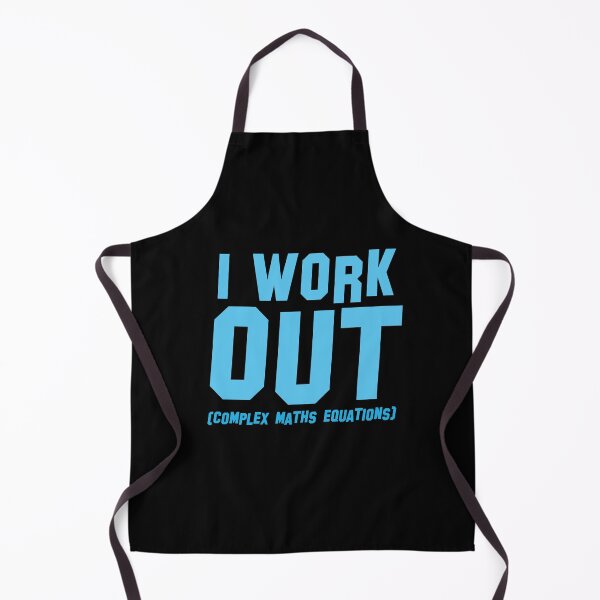 Item preview, I WORK OUT (complex maths equations) designed and sold by jazzydevil.