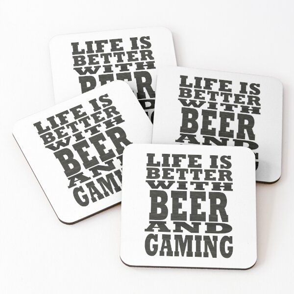 Item preview, Life Is Better With Beer And Gaming designed and sold by ART-SOUF.